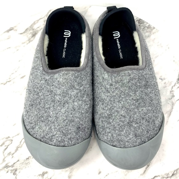 Mahabis Classic Merino Wool Shearling Removable Sole Indoor/Outdoor Slipper 37 - Picture 6 of 16
